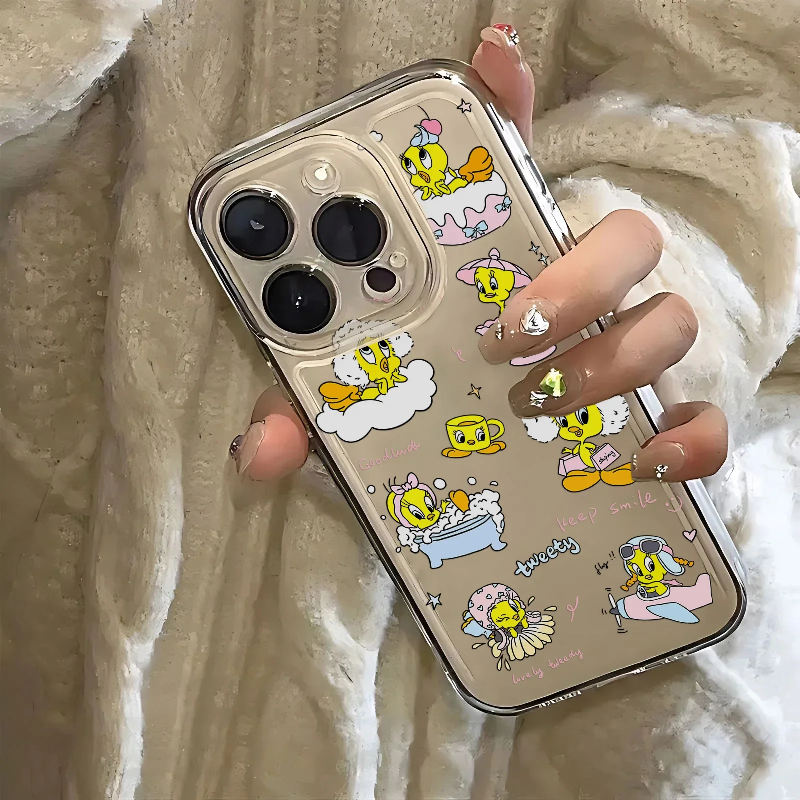 Чехол для телефона Cartoon Tweety Bird Piolin Xiaomi Redmi Note 13 12 12C 11 10 10C 13C 10s 9 9s 9A 9T 9C 8 7 Pro Max 4G 5G Cover