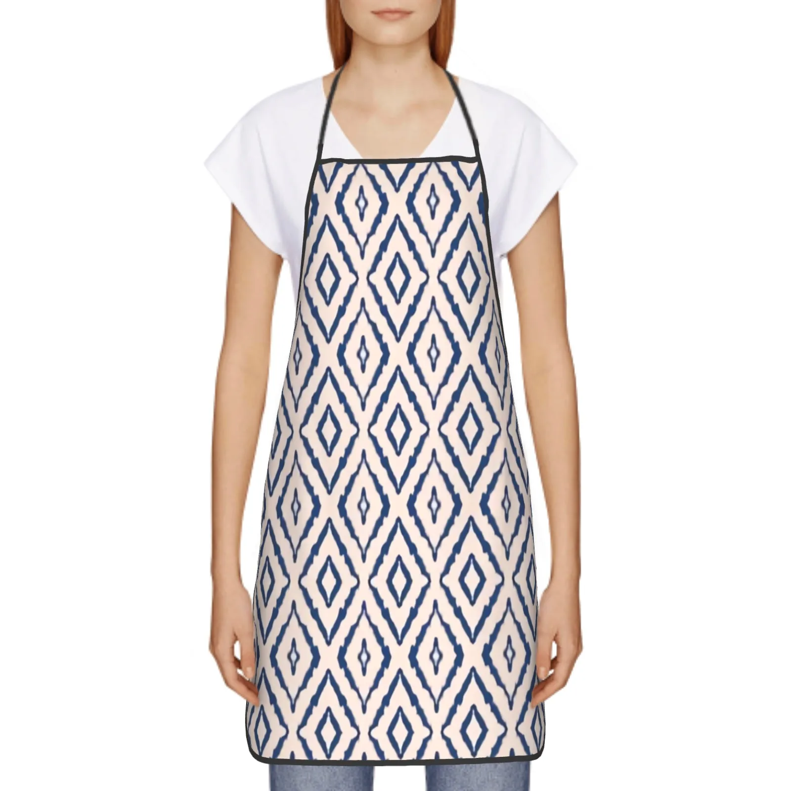 Фартук с цветами из полиэстера фиксируемой каймой фартук для домашнего