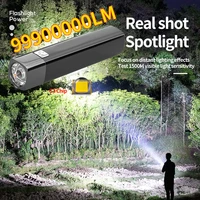 g3 tactical flashlight high power led flashlights powerful rechargeable 990000lm ultra bright portable lighting lamp power bank