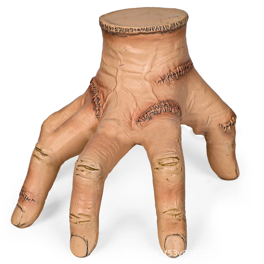 

Interesting Horror Palm Doll Unique Design Latex Doll Creative Ability Role Play Props Resin Craft Terrifying Toy Model Ornament