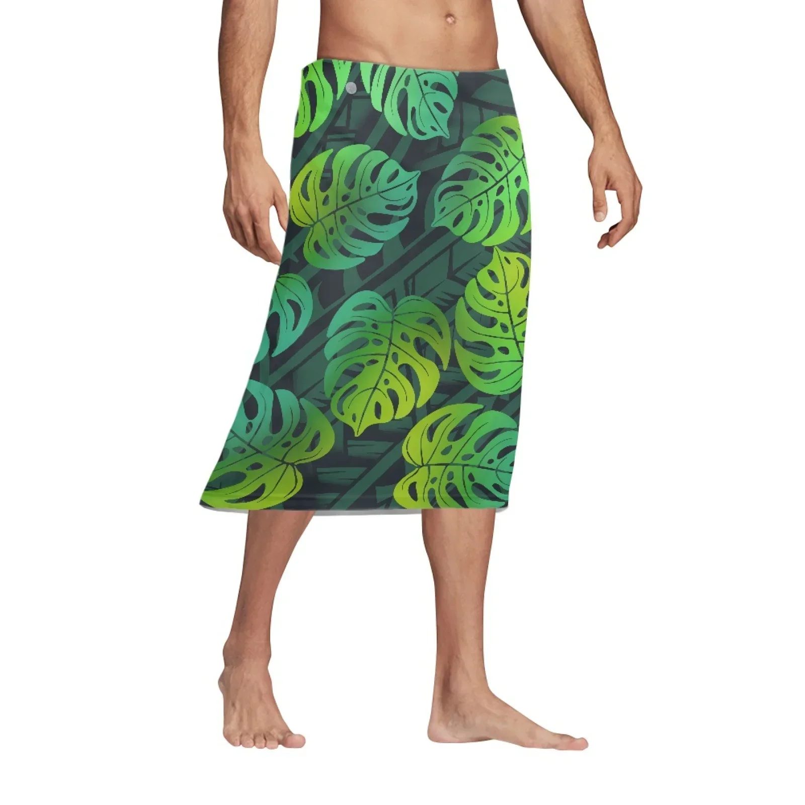 Мужская юбка без рукавов Повседневная Свободная короткая с разноцветным