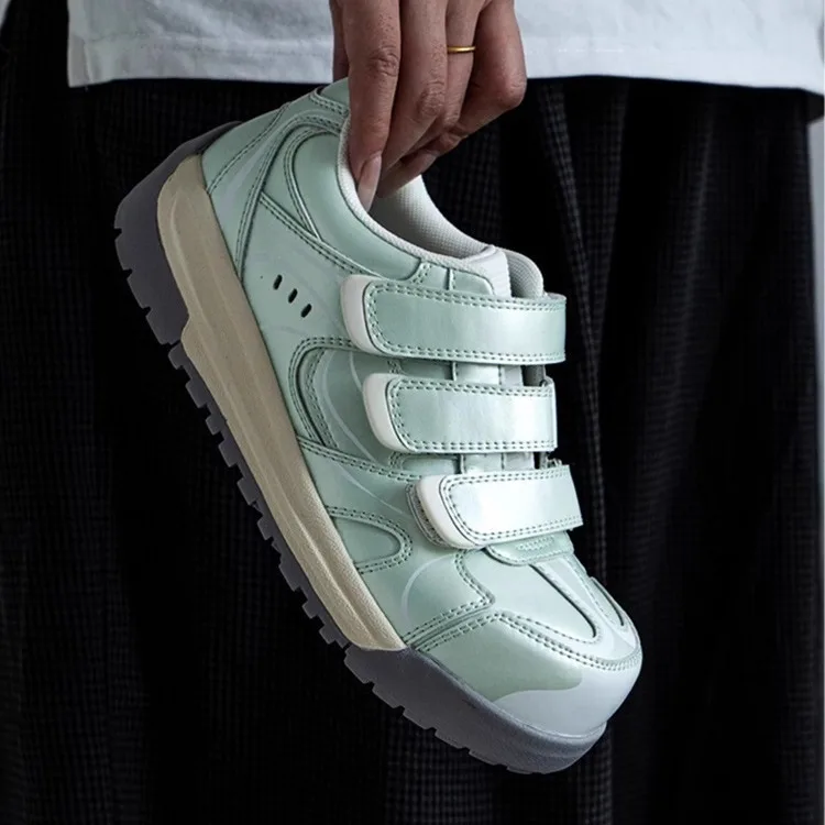 Туфли женские на плоской подошве немецкая тренировочная обувь липучке