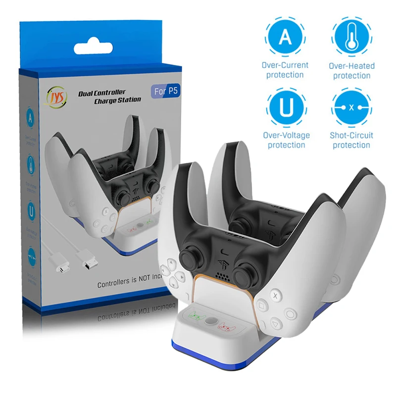 

Overvoltage Protection Charging Cradle Wireless Type-c Dock Station Indication Function Charging Stand Station Gamepads Charger