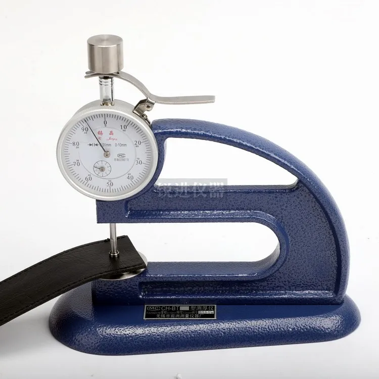 

CH-BT Desktop Rubber Plastic Thickness Gage Thickness Gauge 0-10mm 6mm Probe with Hip Code