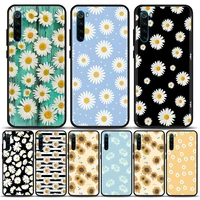 vintage flower little daisy phone case for redmi 6 6a 7 7a note 7 8 8a 8t note 9 9s 4g 9t pro soft silicone cover