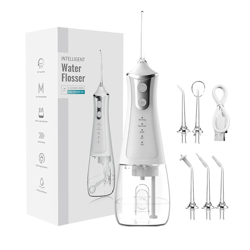 

Rechargeable Water Flosser High Frequency Pulse Household Cleaning Oral Portable Teeth Cleaner USB Rechargeable