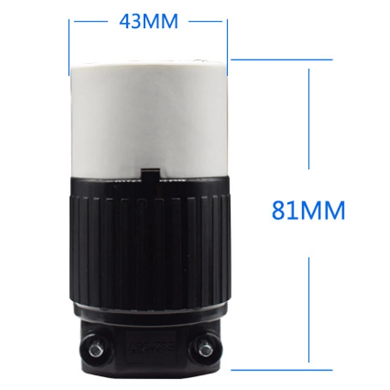 Комплект штепсельных вилок 30 А 250 В штекер Женский Поворотный замок 3 провода