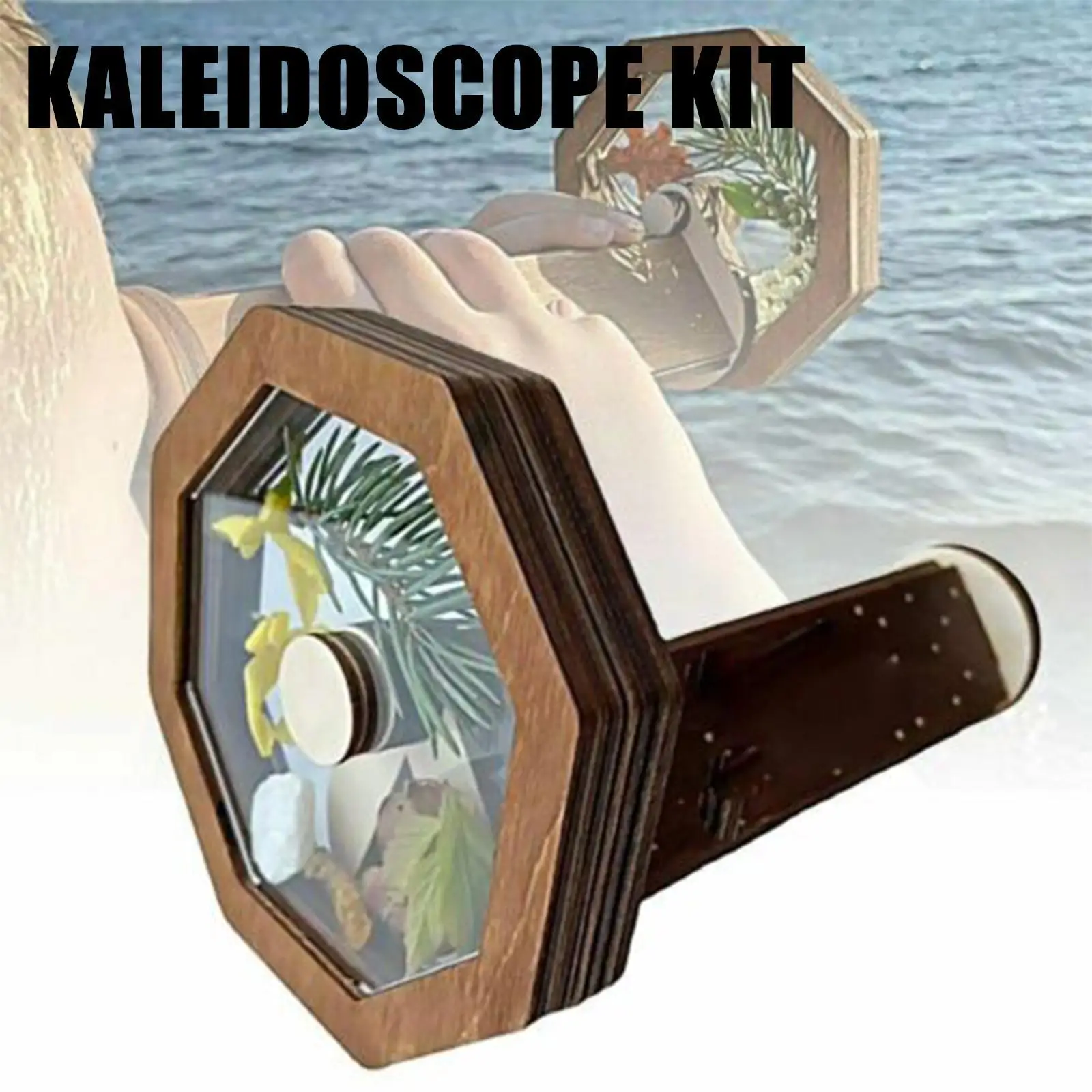 

DIY Kaleidoscope Handmade Kit Children Classic Toy Toy Biological Top Toys Kid Sensory Kaleidoscope Toddler Cognition Woode T0L3