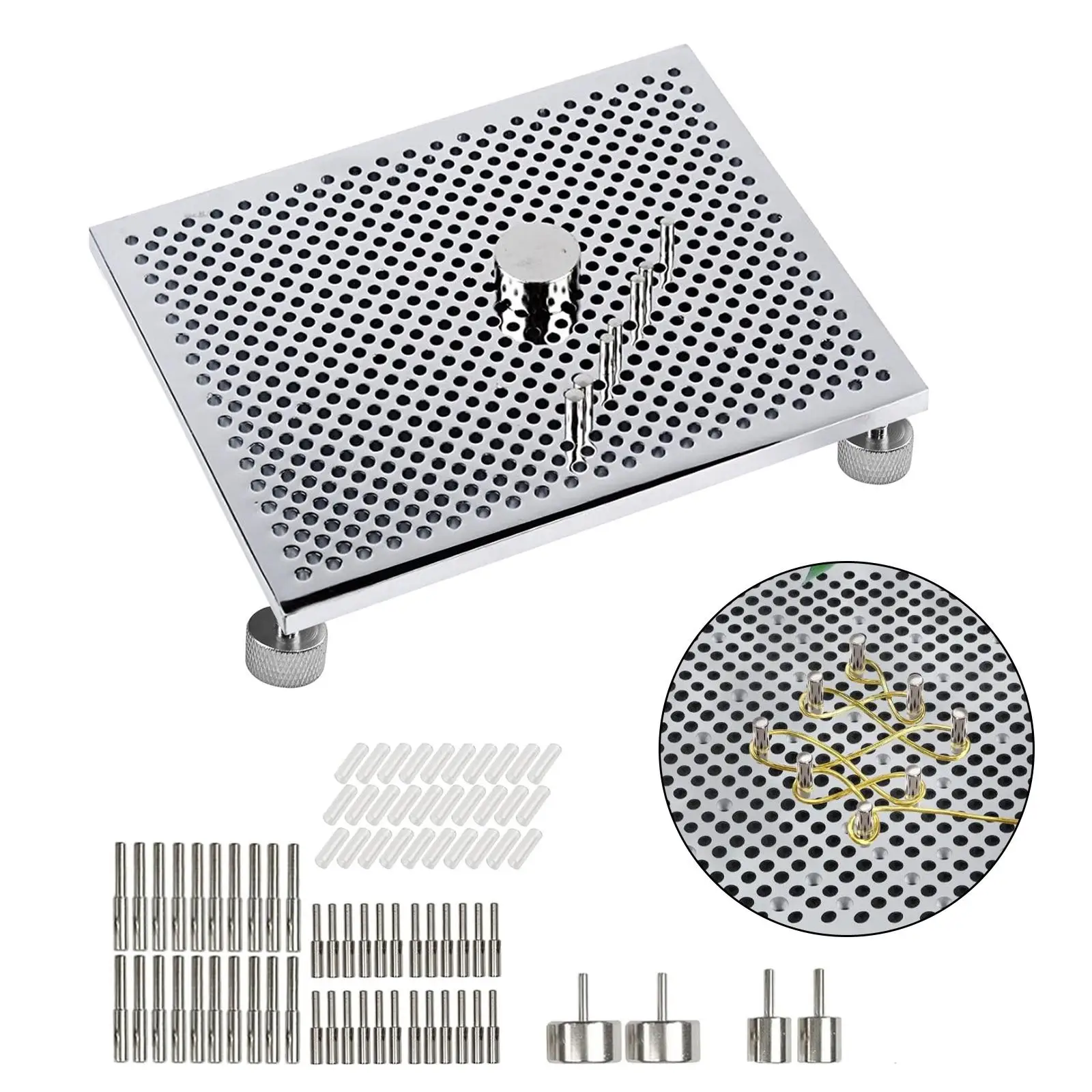 Зажим для гибки проволоки 30 металлических колышек обмотка энтузиастов женщин