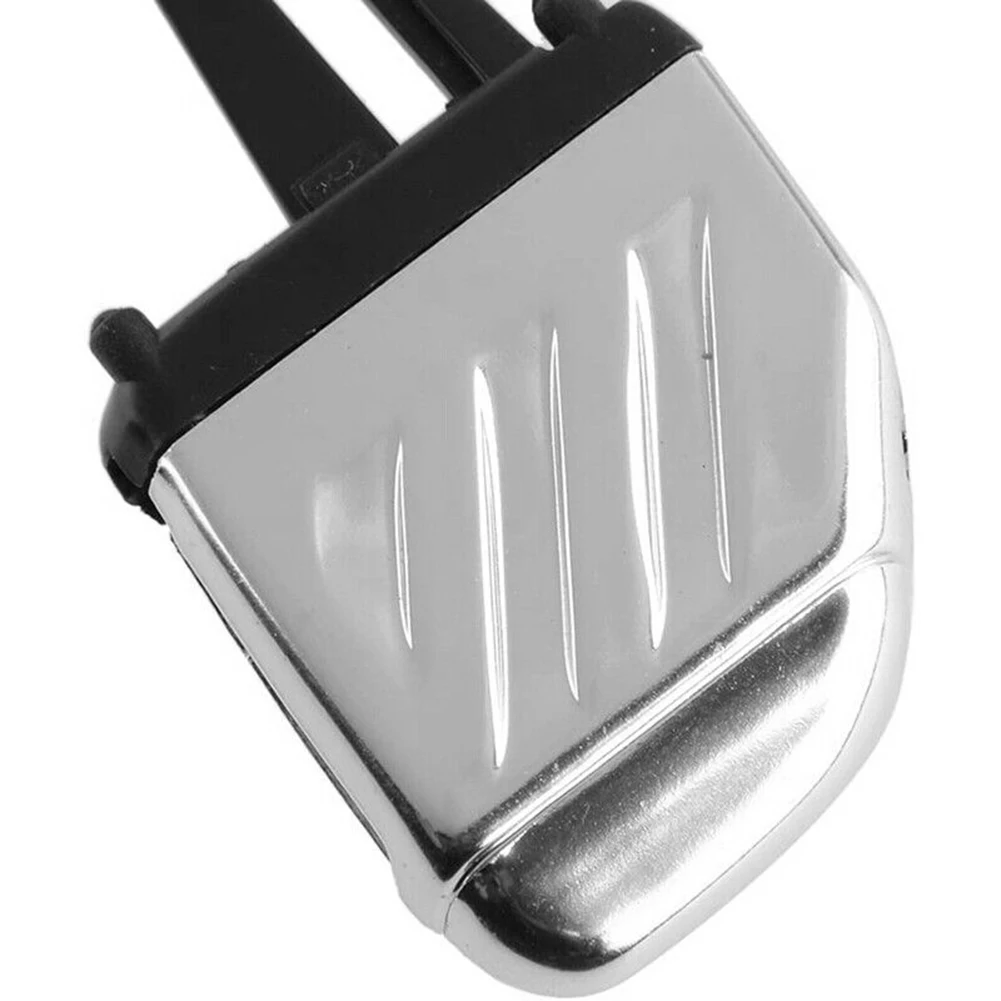 

100% Brand New Air Conditioner Vent Repair Kit AC Vent Clip Tab Clip Silver Black Front Interior Metal Plastic