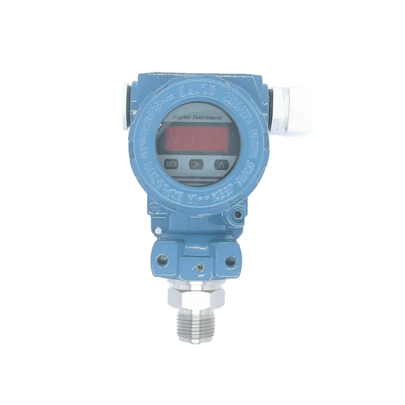 4-20ma LED Pressure Sensor Silicon Vacuum Absolute Water Pipe Pressure Transducer 600bar Fuel Pressure Transmitter