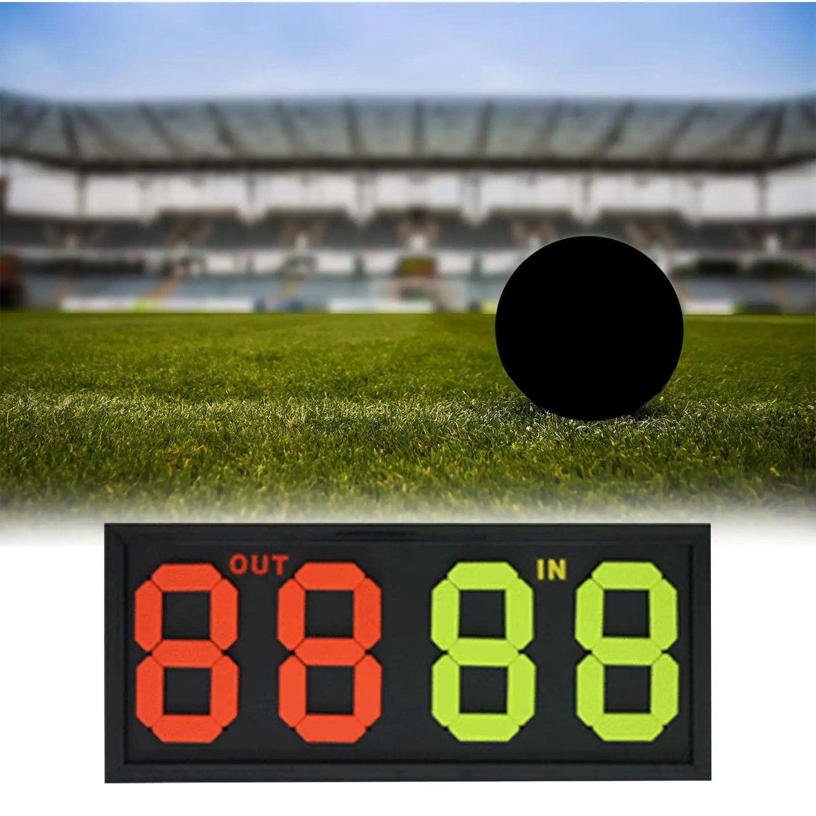 

Football Soccer Manual Substitution Board Card 4 digits for Basketball Game