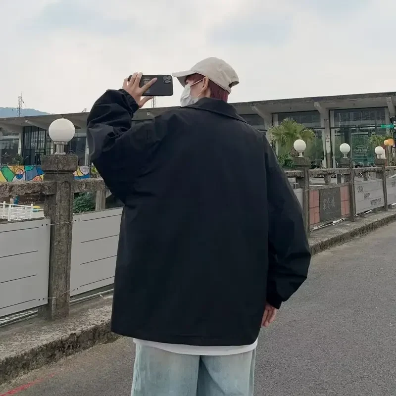 Мужская осенне-зимняя куртка новинка 2022 модный брендовый Повседневный тонкий