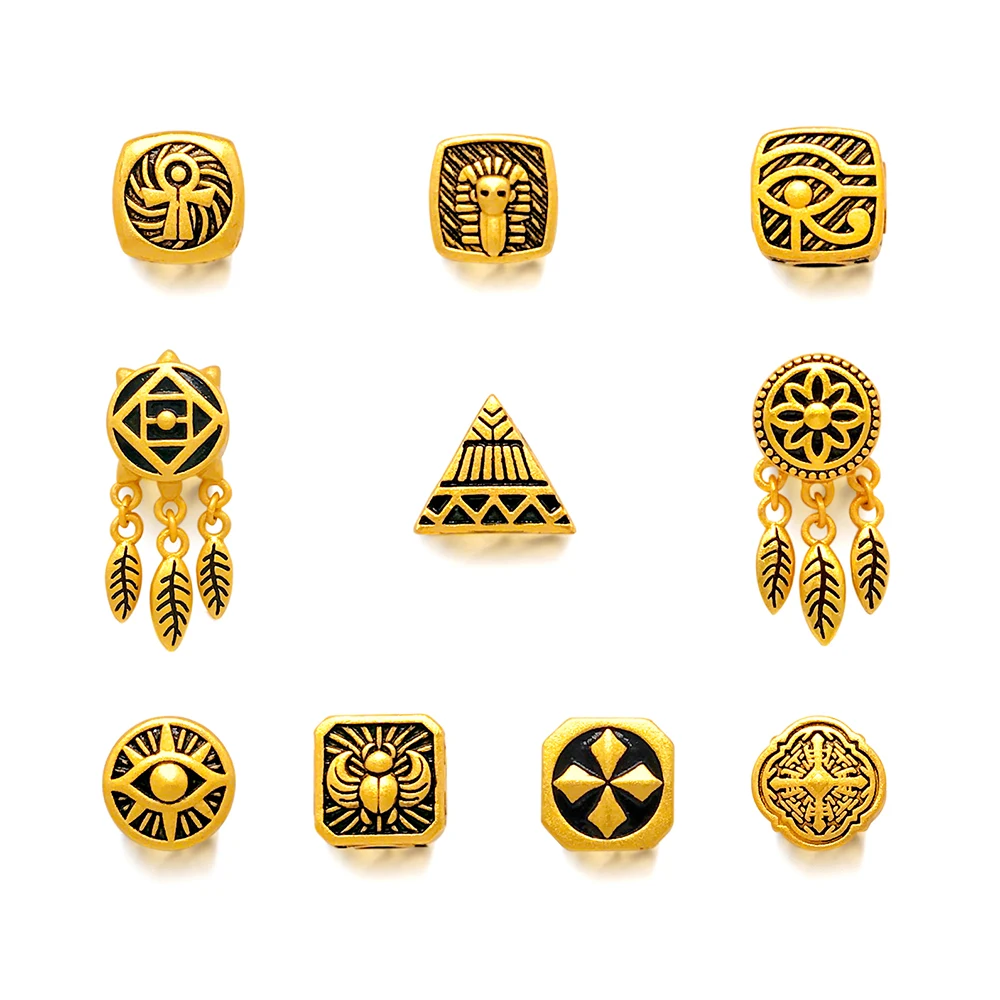 Вьетнамский золотой браслет Lucky Beads мужской и женский новый персонализированный