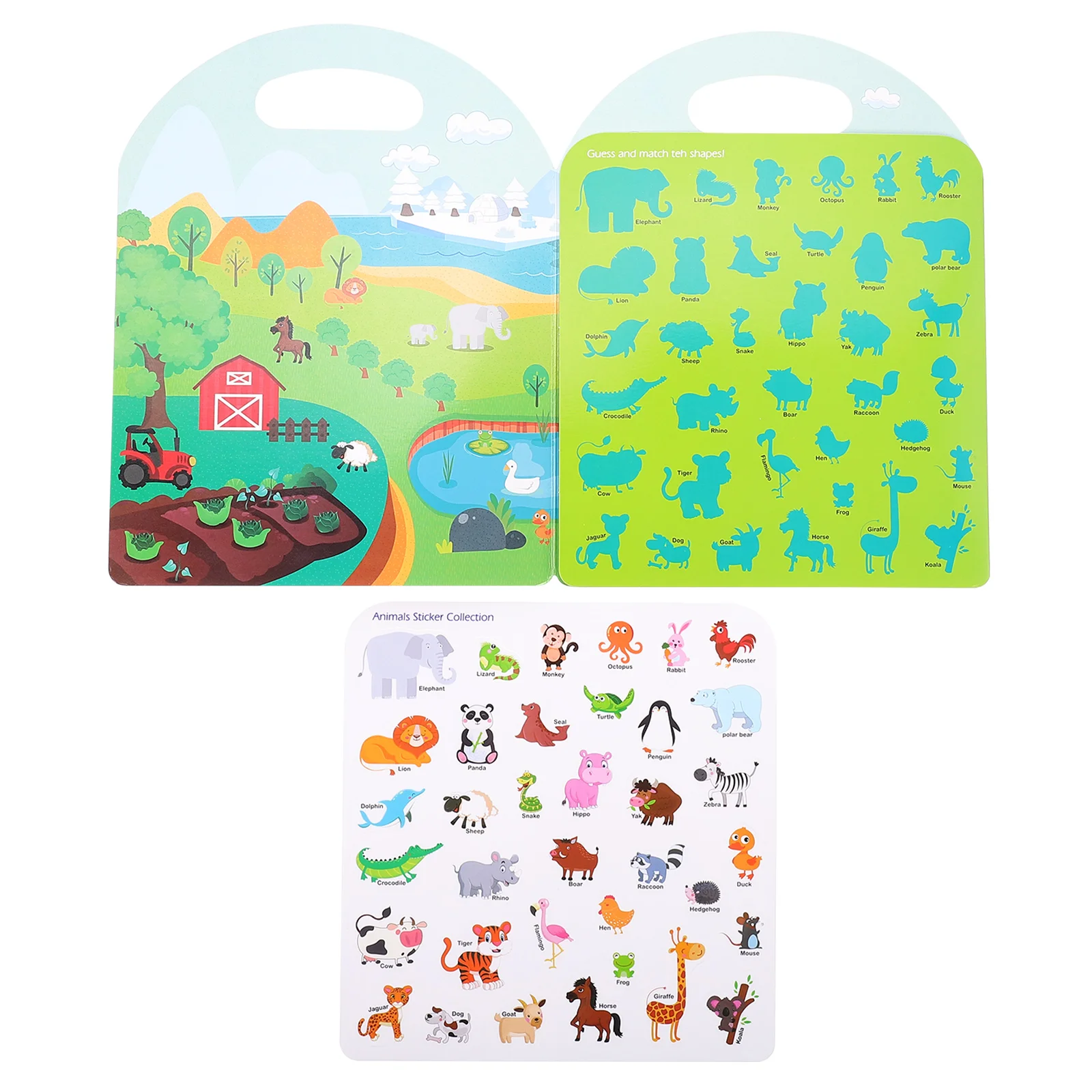 

Kids Early Educational Busy Book Sticker Book Toddler Preschool Learning Activities