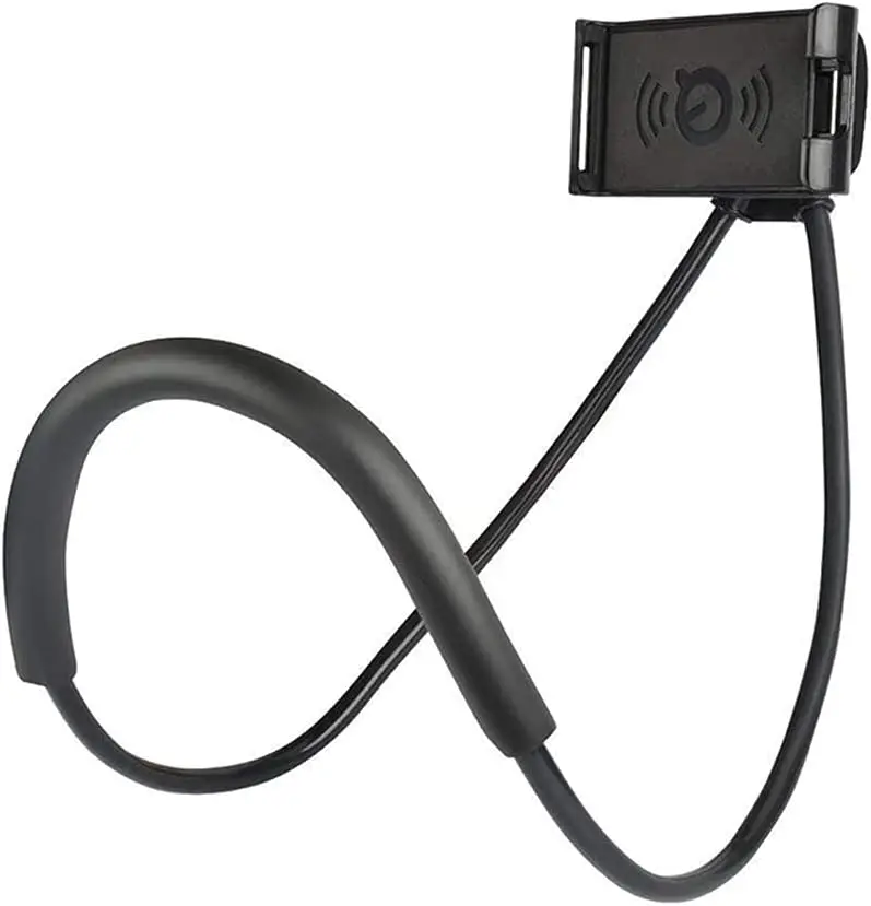 

2023 NEW Suporte Celular Articulado De Pescoco Selfie Cama Mesa Sofa Preto estabilizador de filmagem para celular