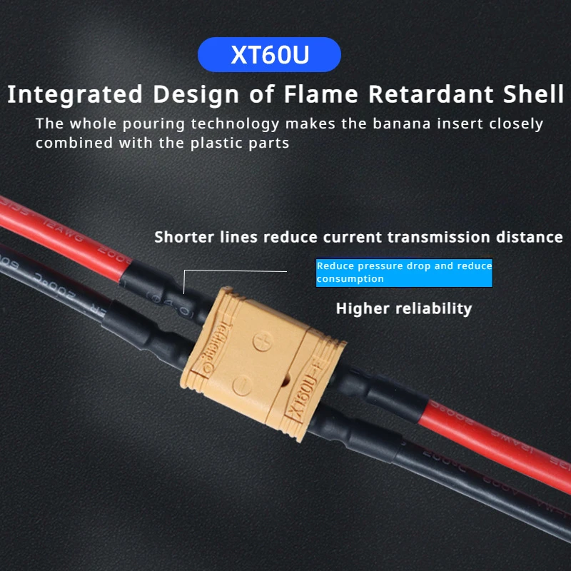 Штепсельная Вилка UL3135 XT30 XT60 XT90 для литиевых аккумуляторов Электрический