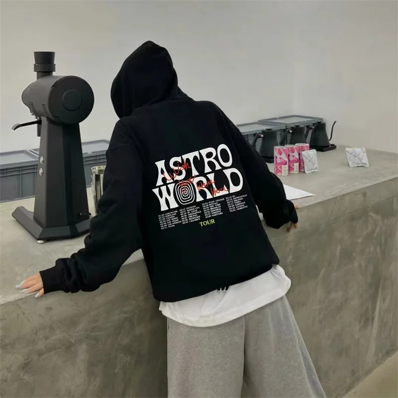 

Travis Scott Cactus Jack Limited Lightning Graffiti 400g Heavy Woolly Hoodie