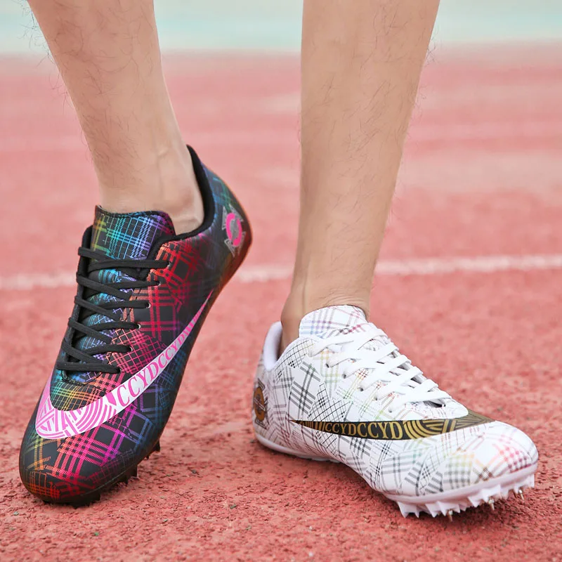 Professional Spikes Running Shoes Student Competition Men Women Track and Field Shoes Training Sports Shoes