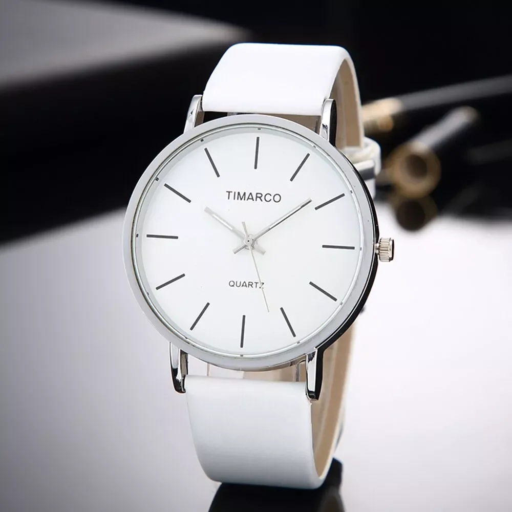 

Style White Leather Watches Women Fashion Watch Minimalist Ladies Casual Wrist Watch Female Quartz Clock Reloj Mujer 2022