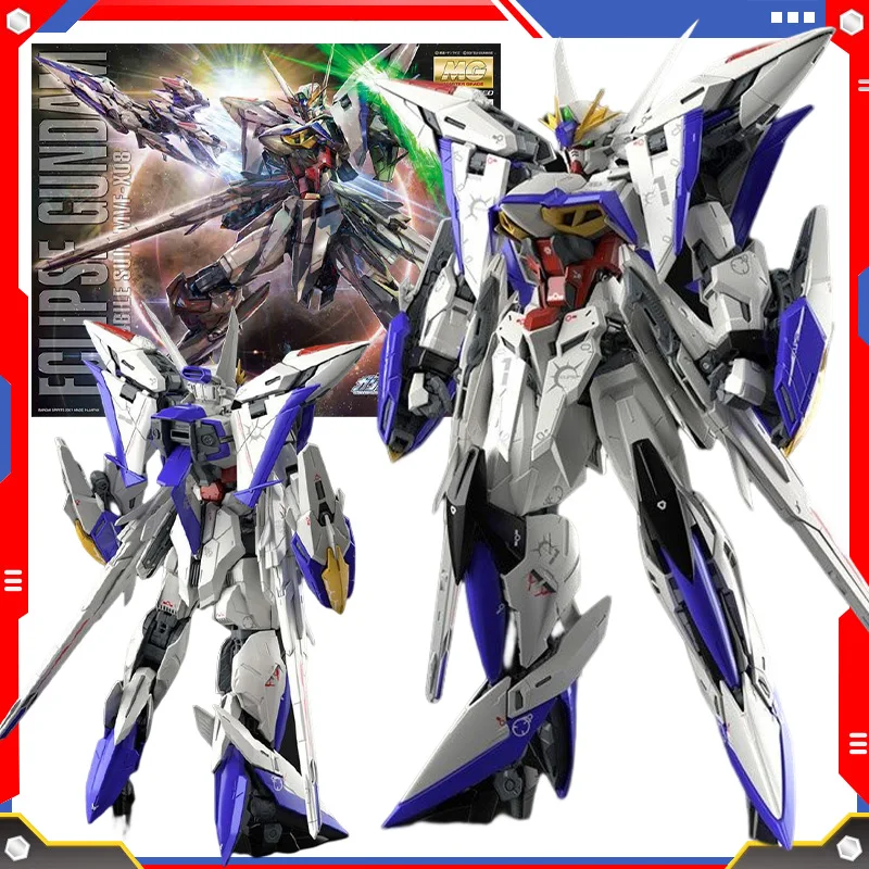 

Bandai Original MG 1/100 Seed Eclipsf Gundam Anime Action Figure Assembled Model Kit Robot Collecting Hobby Toy Gift for Kids