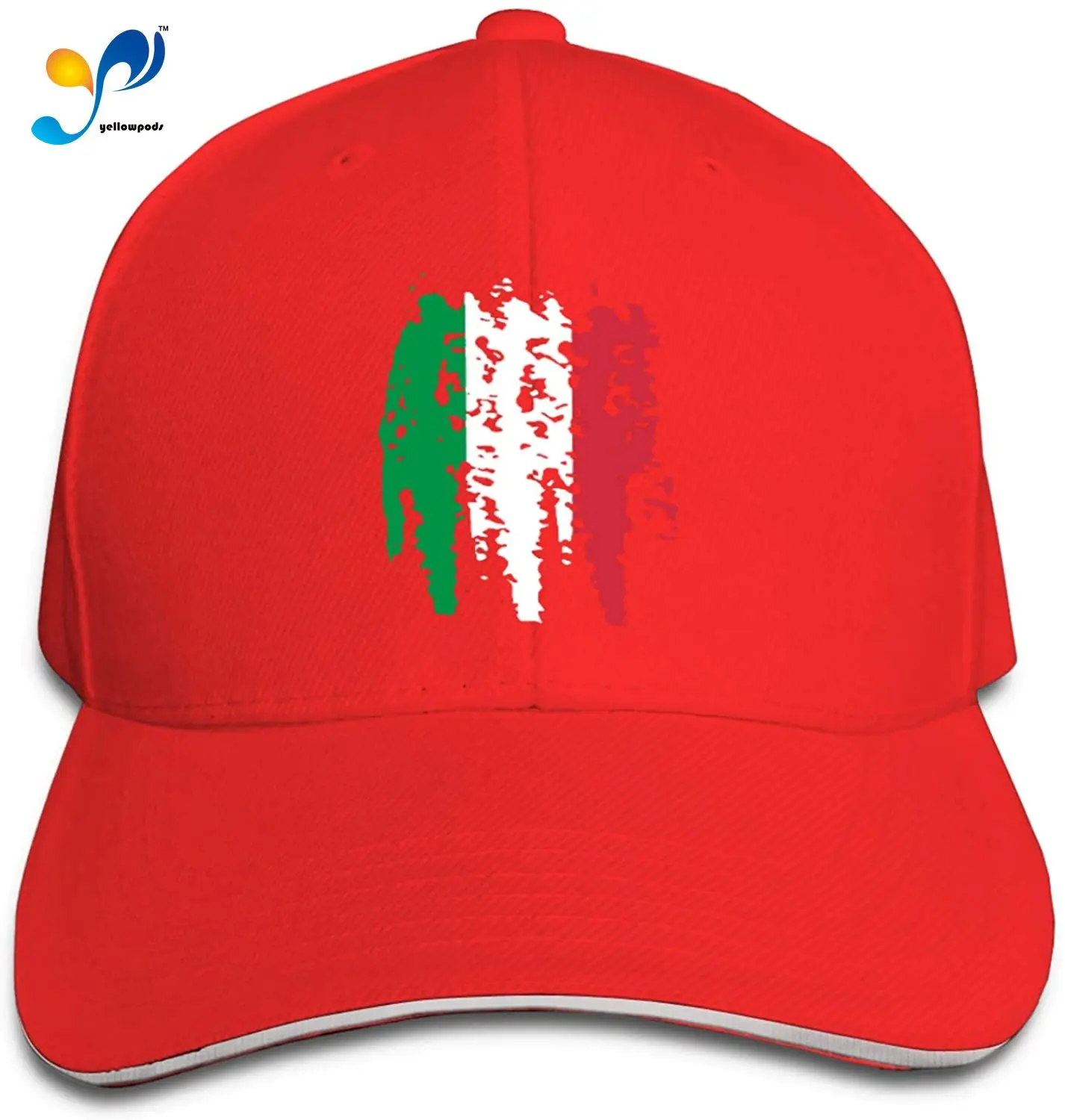 

Italia Italy Italian Flag Unisex Sandwich Baseball Cap