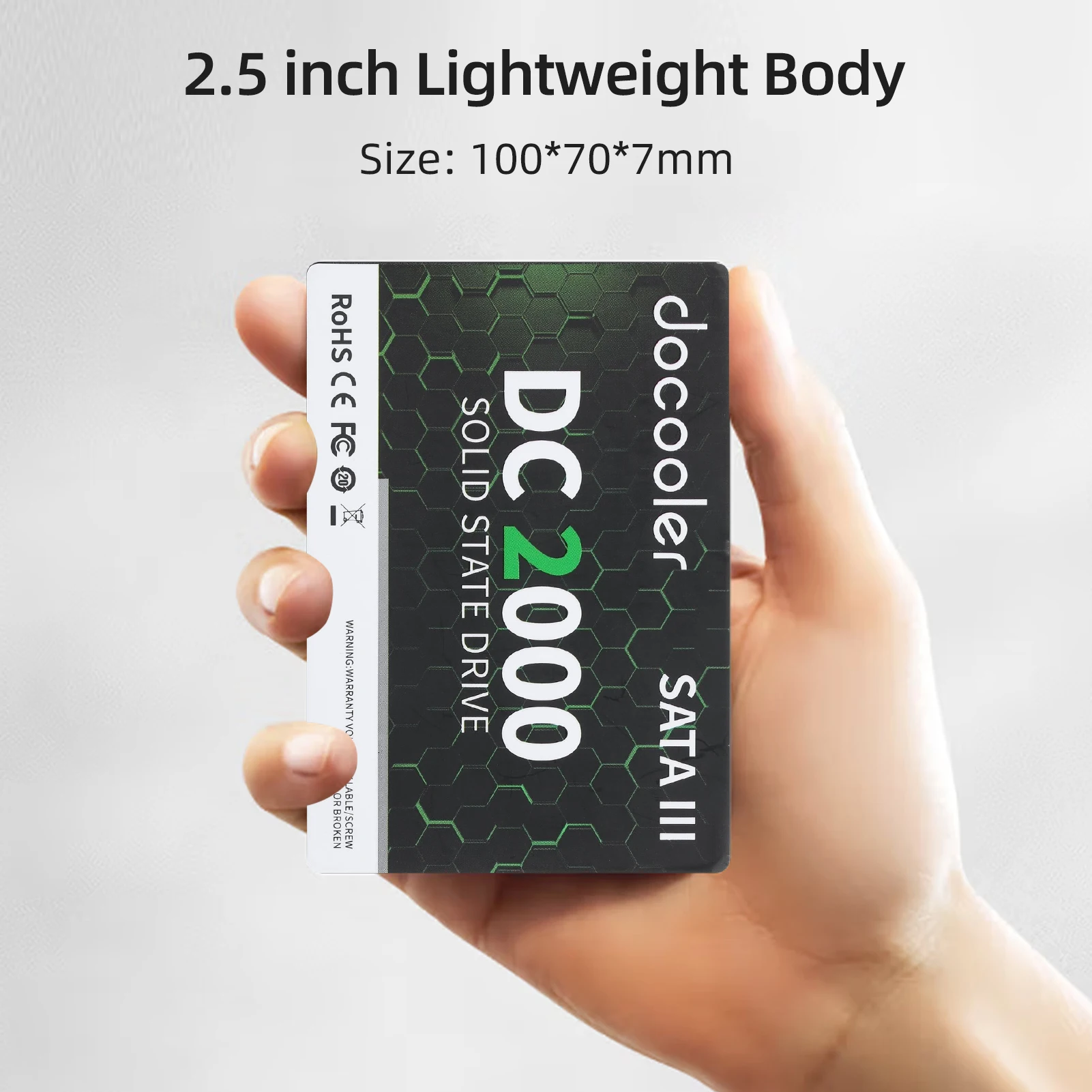 Внутренний твердый накопитель docooler DC2000 2 5 дюйма SSD SATA III 128 ГБ/256 ГБ/512 ГБ/ТБ |