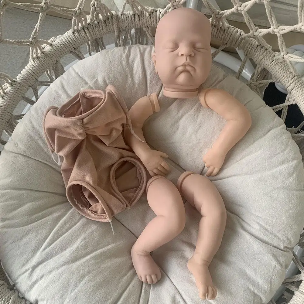 

20 inch Newbirth Baby Doll Kit Rebirth Doll Kit Unassembled Doll Kit Unfinished Doll Parts Unpainted Blank Doll Kit Baby Doll