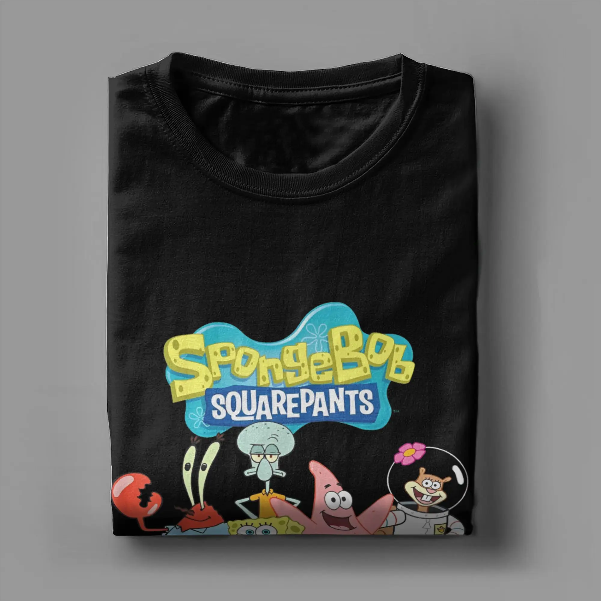 Футболка мужская с круглым вырезом хлопок принт мультяшным принтом короткие