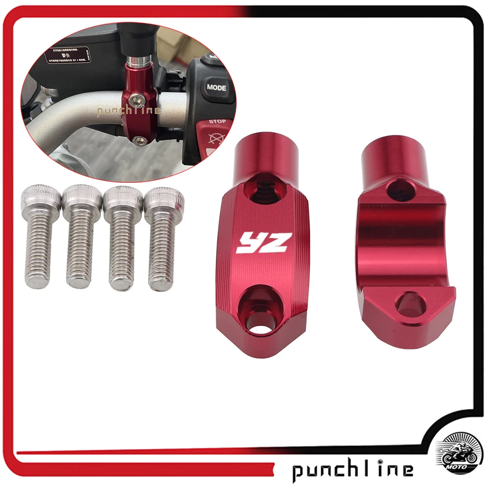 

Fit For YZ 65 80/85/125/250/450/426 WR 250X/R/F 450F Handlebar 22mm Brake Clutch Master Cylinder Mirror Clamp Mount Bracket