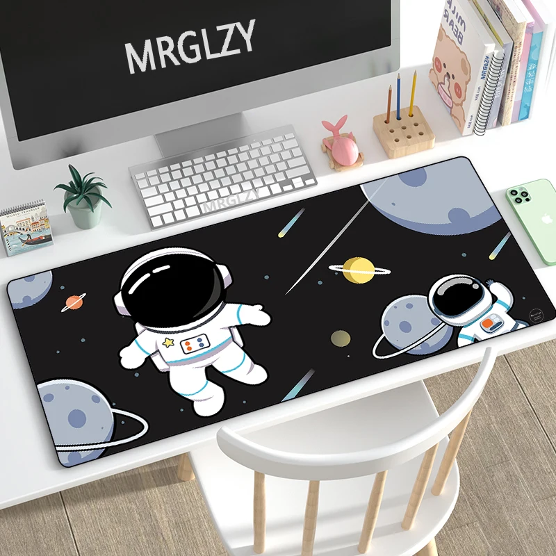 

40*90cm Astronaut Large Mouse Mats Desk Mat Gaming Mouse Pad Rugs Cute Cartoon Mouse Pad Rubber Keyboard Mousepad Carpet for PC