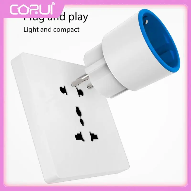 

16a Smart Zigbee Socket With Energy Monitoring Zigbee Plug Remote Control Power Monitor Smart Socket Plug Smart Home Eu