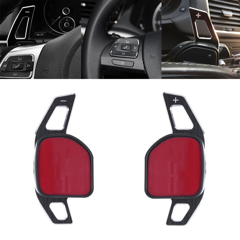 

Car Steering Wheel DSG Paddle Extension Shifters Shift Sticker Decoration for A3 S3 A4 S4 B8 A5 S5 A6 S6