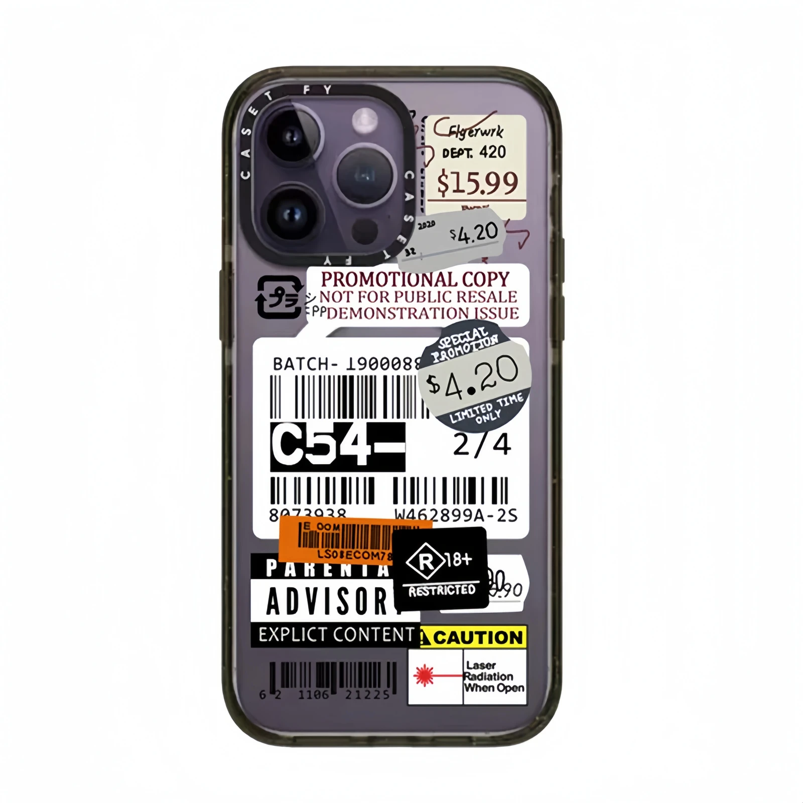

Magnetic Phone Case with Fragile Label, Suitable for iPhone 15, 14, 13, Plus, Pro, Max