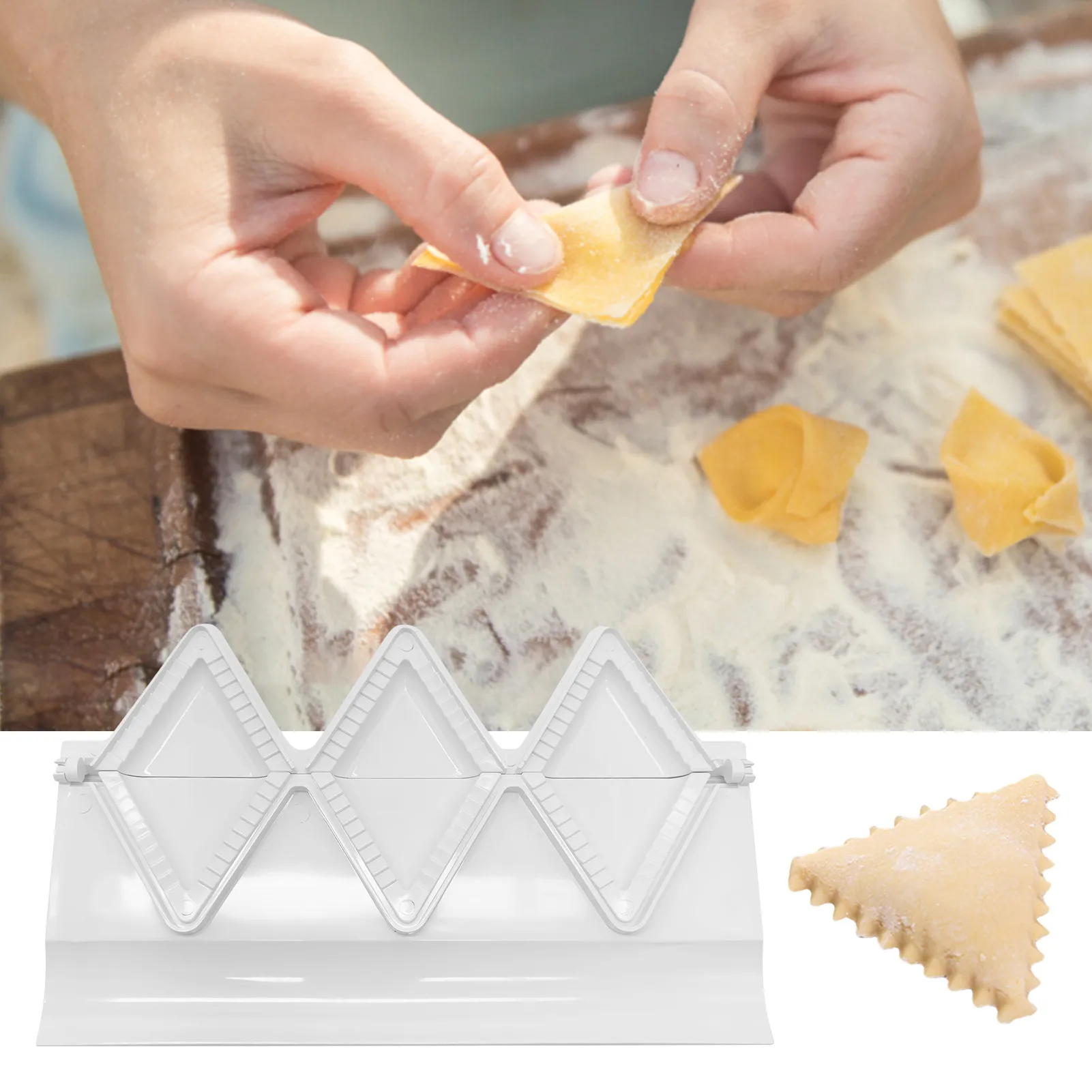 

DIY Dumplings Maker Tool Wheat Straw Ravioli Jiaozi Pierogi Mold Dumpling Mold Clips Baking Molds Pastry Home Kitchen