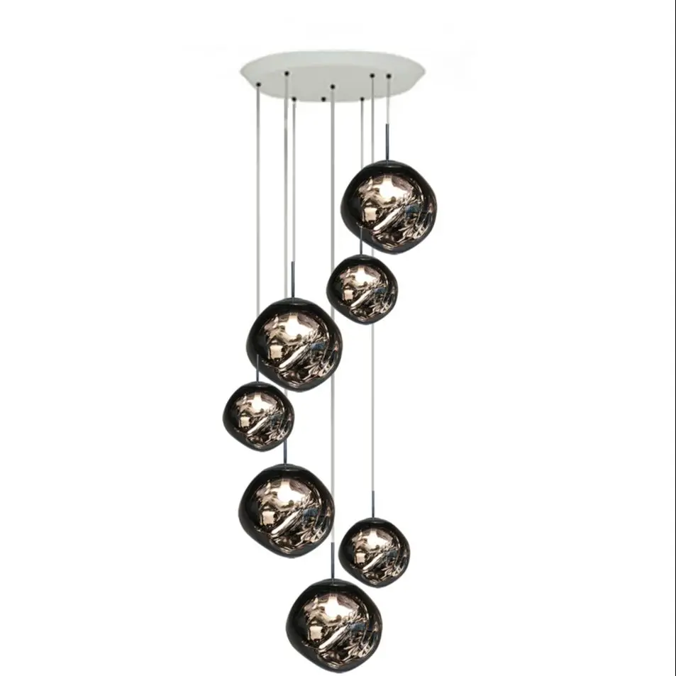 Люстра из лавы в скандинавском стиле светодиодный ная Светодиодная лампа ПВХ для