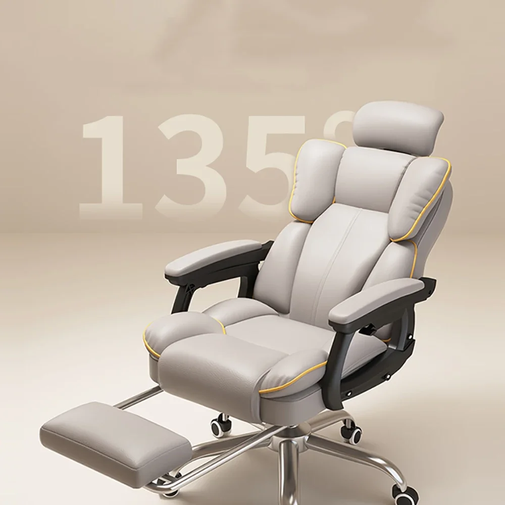 Удобное эргономичное офисное кресло подушка подлокотник современное роскошное