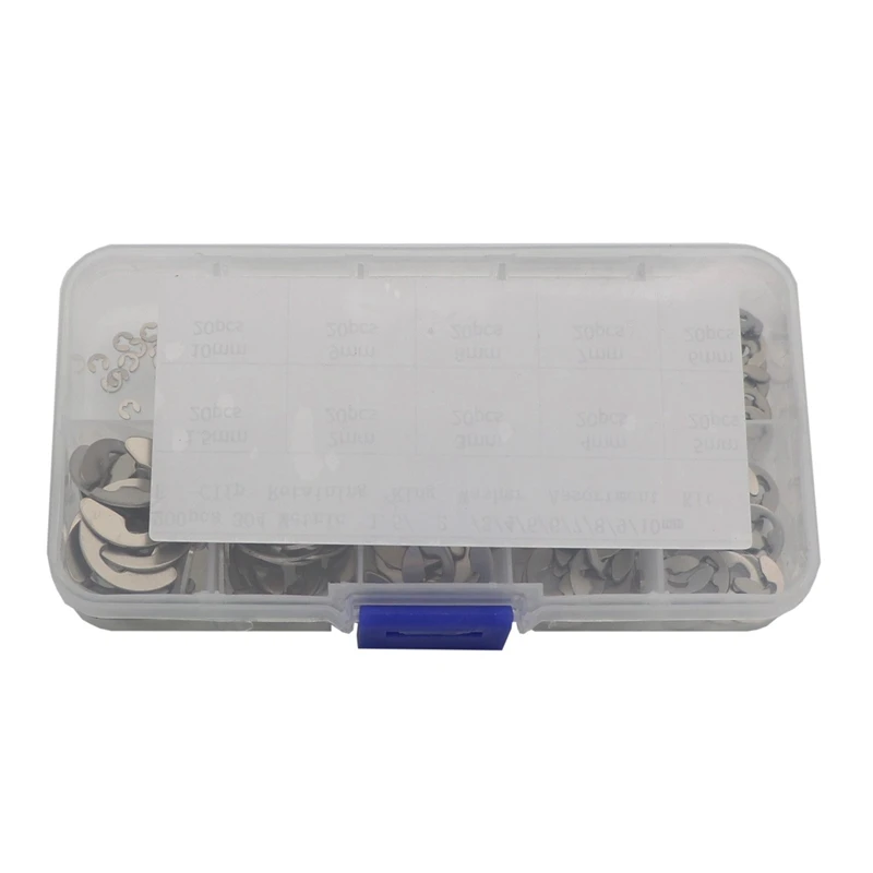 200 шт. кольца-стопоры из нержавеющей стали 304