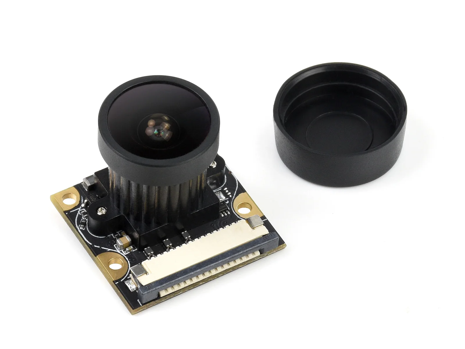 

Waveshare IMX477-160 12. Камера 3 Мп, угол обзора 160 °, подходит для нано-/компьютерного модуля CMOS Jetson, 160 °(D) 118 °(H) 87 °(V)