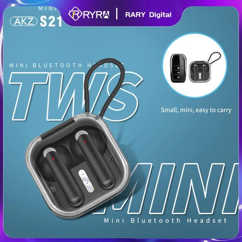 

RYRA AKZ-S21 Bluetooth Headset TWS Stereo Sport Headset Touch Control Mini Wireless Bluetooth Headset 5.3 Touch Headset With Mic