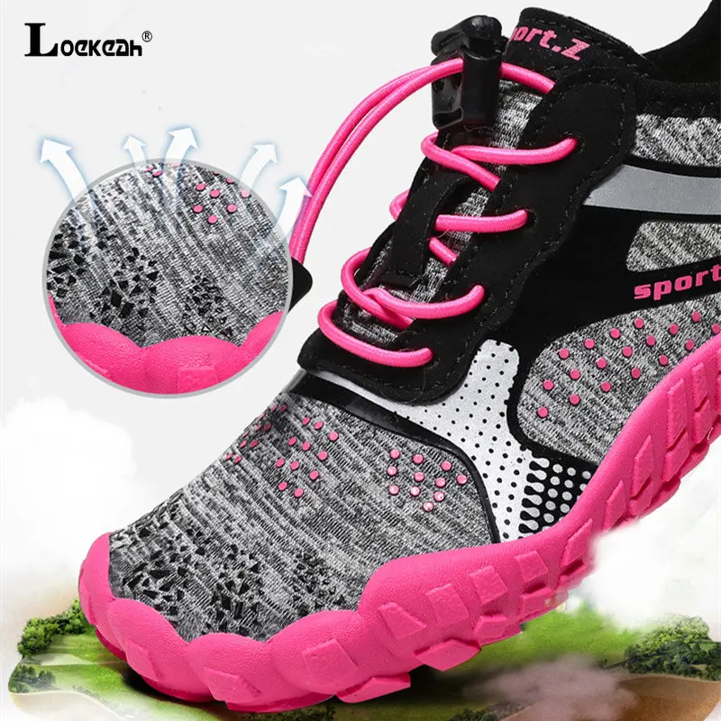 Boy Girl Breathable Non Slip Beach Sneaker Comfortable Elastic Outdoor SportsWater Shoe Children Quick-Dry Barefoot Wading Shoe