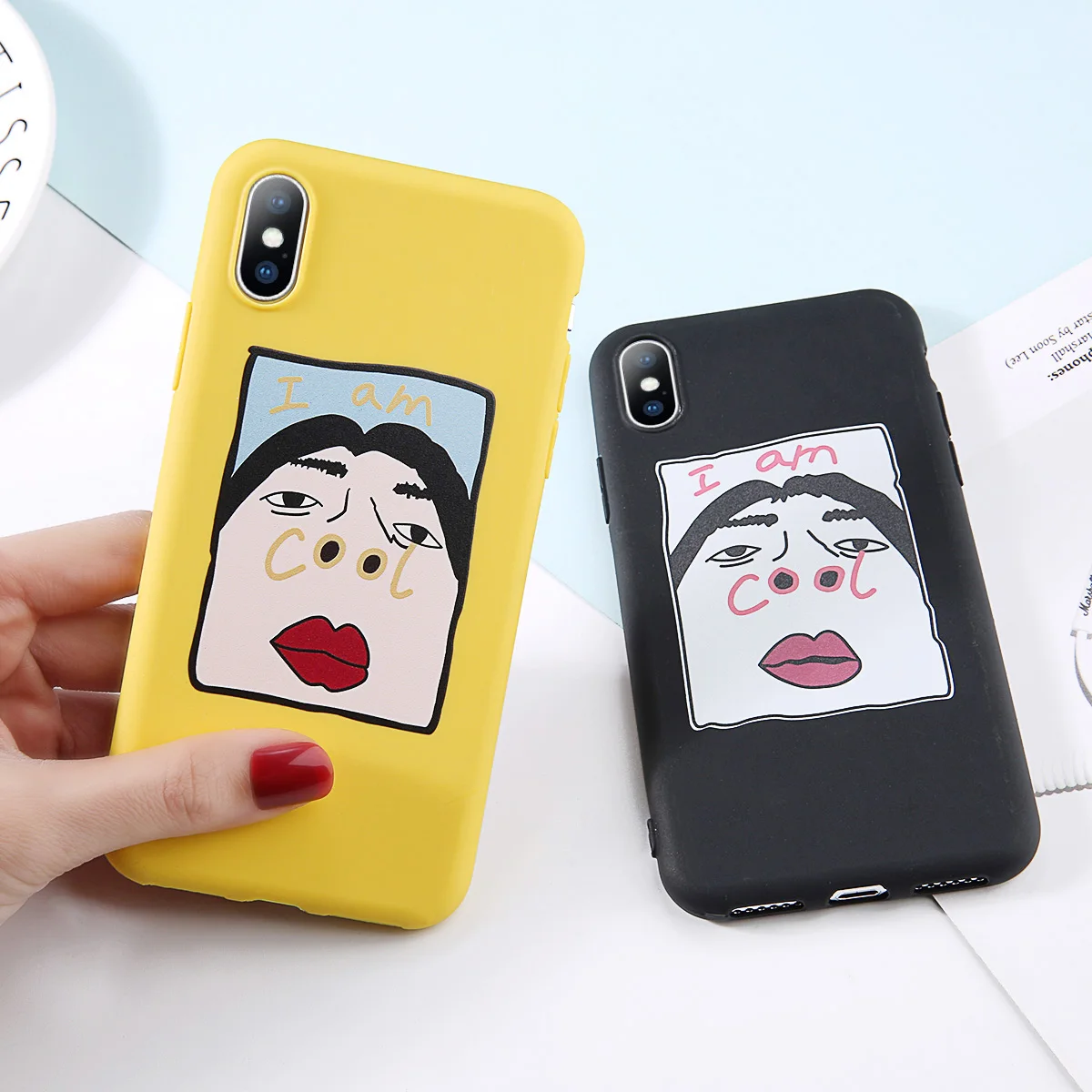 USLION Funny Selfie Big Nostrils Phone Case For iPhone 14 11 12 13 Pro Max Mini 7 8 Plus X XR XS Soft Silicon Back Cover Cases