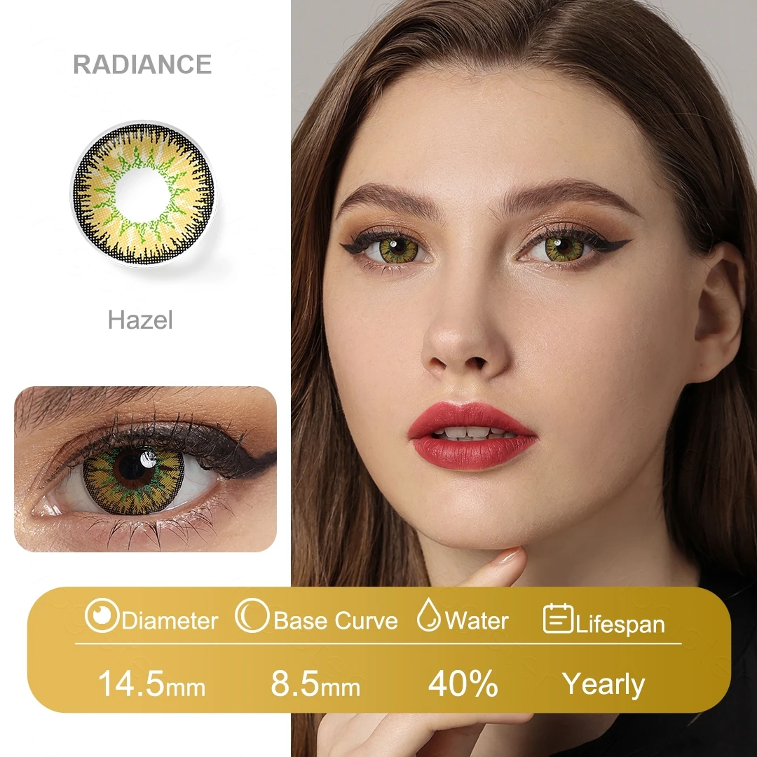 color contact lenses for eyes 1 pair cosplay colorful contact lenses anime lenses blue red brown eye contacts with color free global shipping