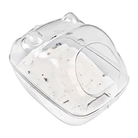 hamster bath tub bath sand bathtub accessories for small animals sand bath container box suitable for gerbil mouse hedgehog