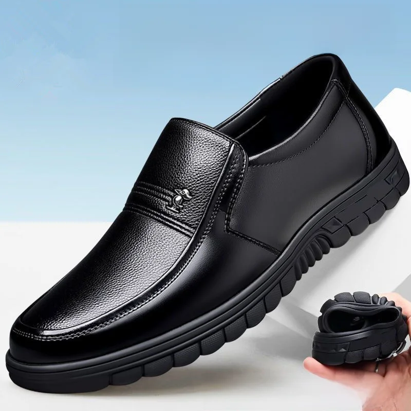 Кожаная обувь Мужская из натуральной кожи Новый образ для гостей Покрытие ног