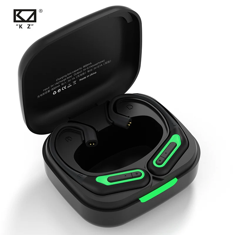 

TONLISH KZ AZ10 Wireless Ear Hook Earphones Bluetooth Upgrade Cable HiFi Headset Game Noice Cancelling Headphones Z1 AZ09 Pro