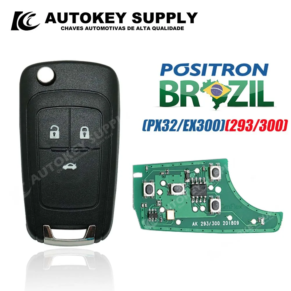 Фото Autokeysupply AKBPCP051 Двухпрограммный (PX32/EX300) пульт управления охранной сигнализацией для Brazil Positron №1