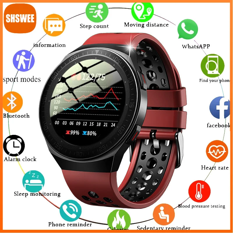 

For Xiaomi Huawei Bluetooth Call Smart Watch Men 8G Memory Card Music Player Smartwatch for Android Ios Phone Waterproof