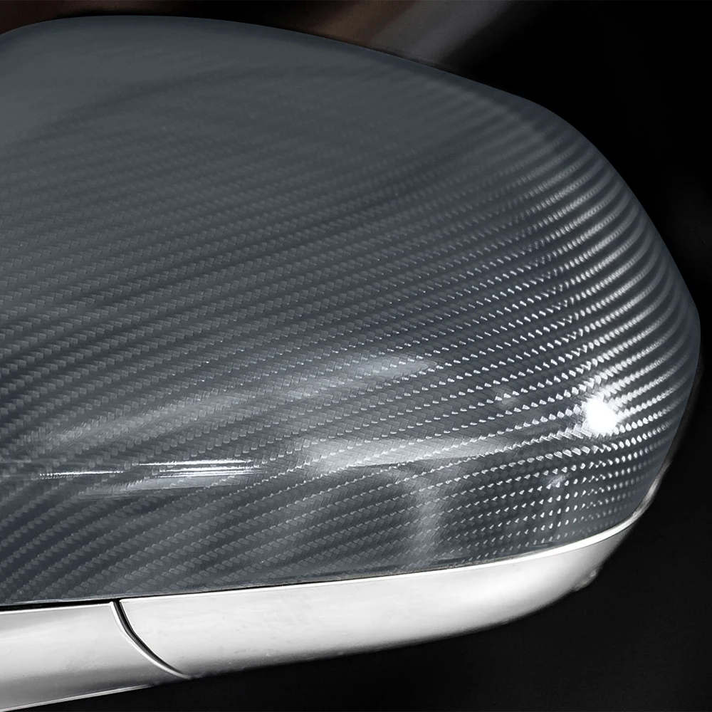 4D серая пленка из углеродного волокна для автомобиля автомобильная наклейка