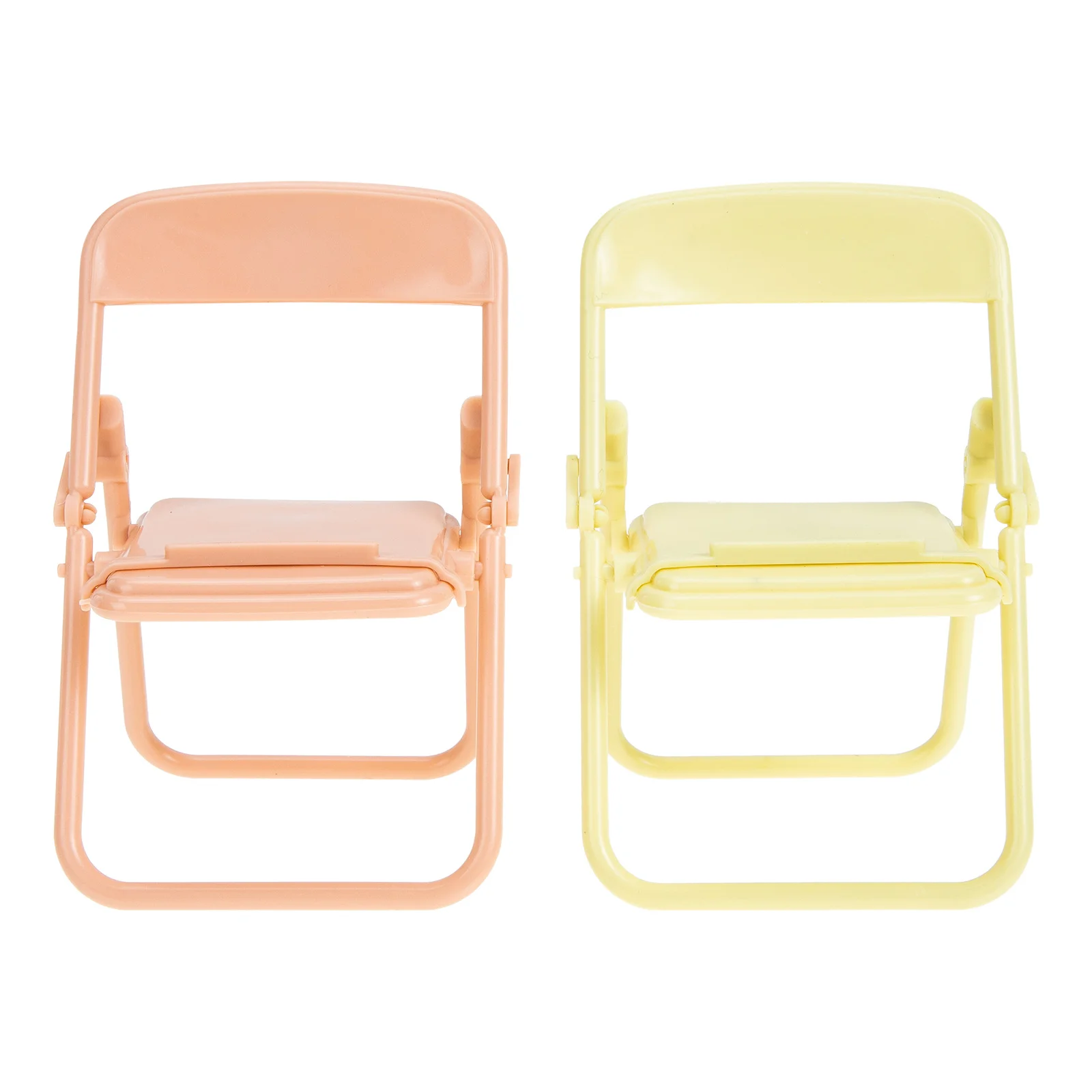 

2pcs Folding Chair Miniatures Baby Toys Miniature Things Photo Props
